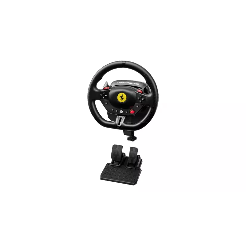 Thrustmaster T98 Ferrari 296 GTS melns USB stūre + pedāļi analogā / digitālā PC, Xbox One, Xbox Series S, Xbox Series X