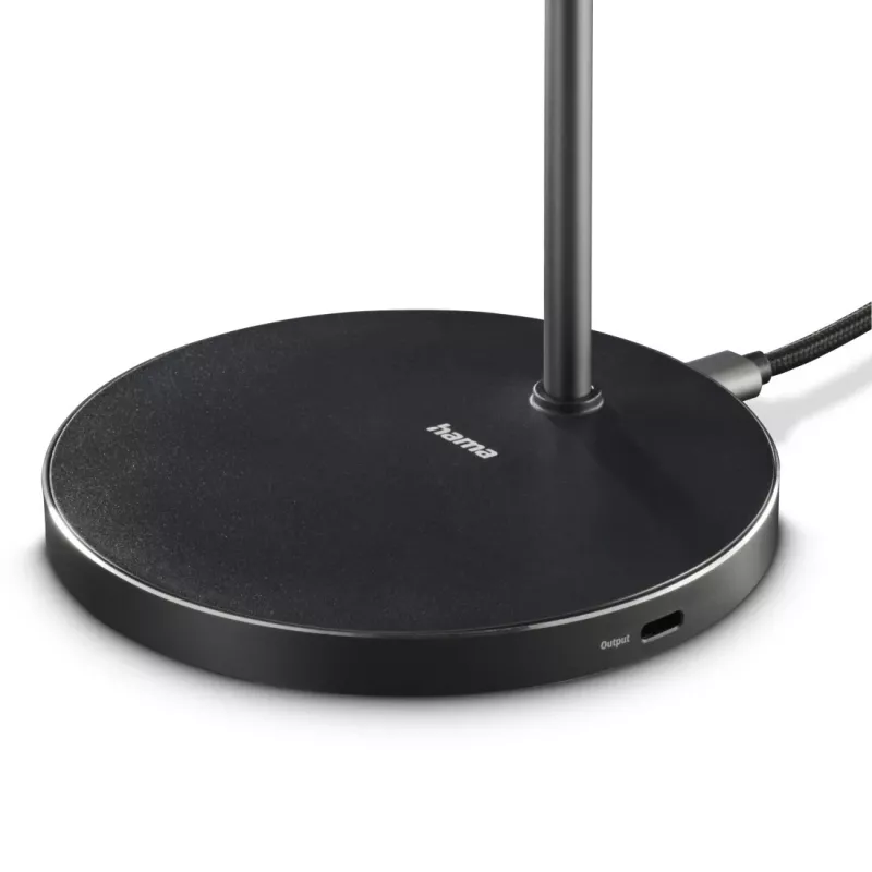 Hama 00201737 mobilās ierīces lādētājs Austiņas, Viedtālrunis Melns USB Bezvadu uzlāde Ātrā uzlāde Iekštelpās