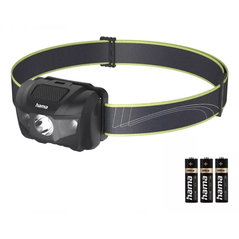 Hama HL200 Melns, Blue, dzeltena Galvas lukturītis LED