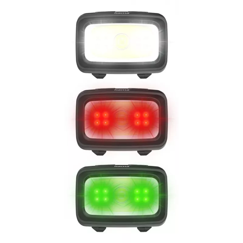 Hama HL350 Melna, Zila, Dzeltena Galvas lukturītis LED