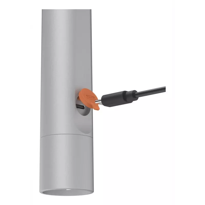 Rokas lukturītis Hama FL350-C Sudraba LED 3W USB uzlādējams
