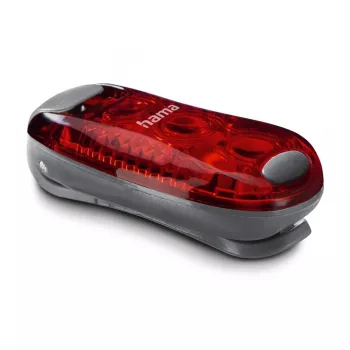 LED lampa Hama SL-DUO pelēka sarkana baterija CR2032 55mm 28mm 20mm