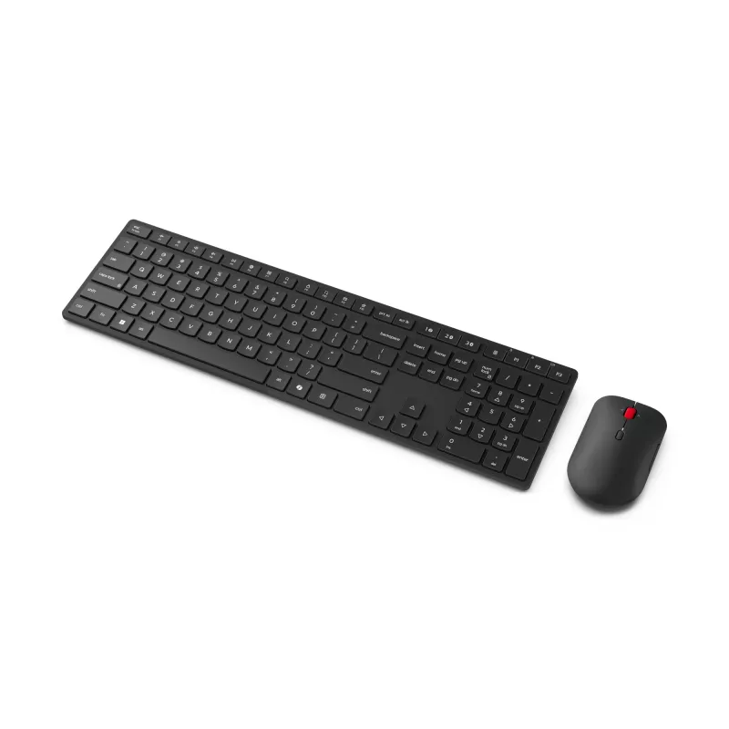 Lenovo 4X31S04810 tastatūra Pele iekļauta Biroja RF Wireless + Bluetooth US angļu Melna