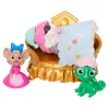 Disney Princess Pet Palace Playset ar 7 rotaļu zonām, 3 dzīvnieku draugiem un 20+ mēbelēm un aksesuāriem