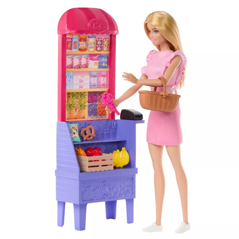 Barbie and Teresa Recipe for Friendship Malibu tirgū lelle un rotaļu komplekts ar 11 piederumiem