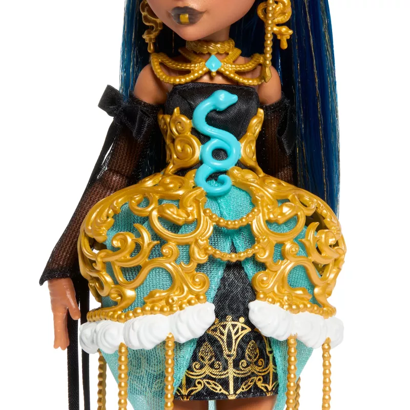 Monster High Scary Sweet Birthday Cleo De Nile lelle ballīšu kleitā ar baloniem un dāvanām