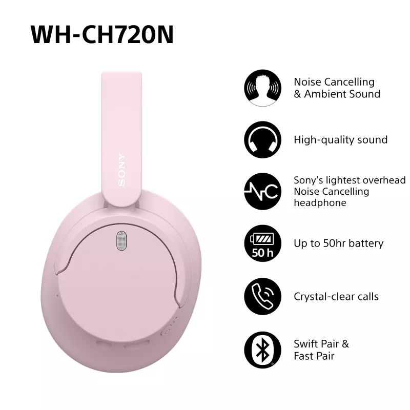 Austiņas Sony WHCH720NP.CE7