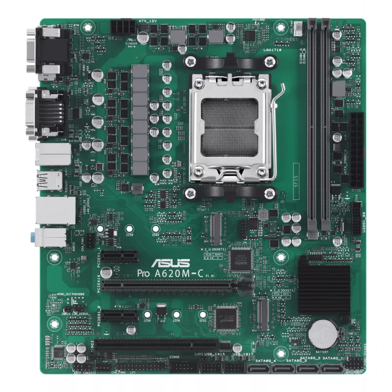 Mātesplate ASUS PRO A620M-C-CSM AMD A620 Socket AM5 micro ATX