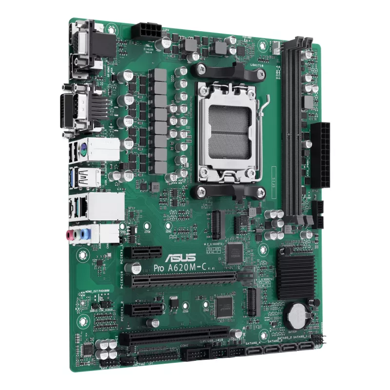Mātesplate ASUS PRO A620M-C-CSM AMD A620 Socket AM5 micro ATX