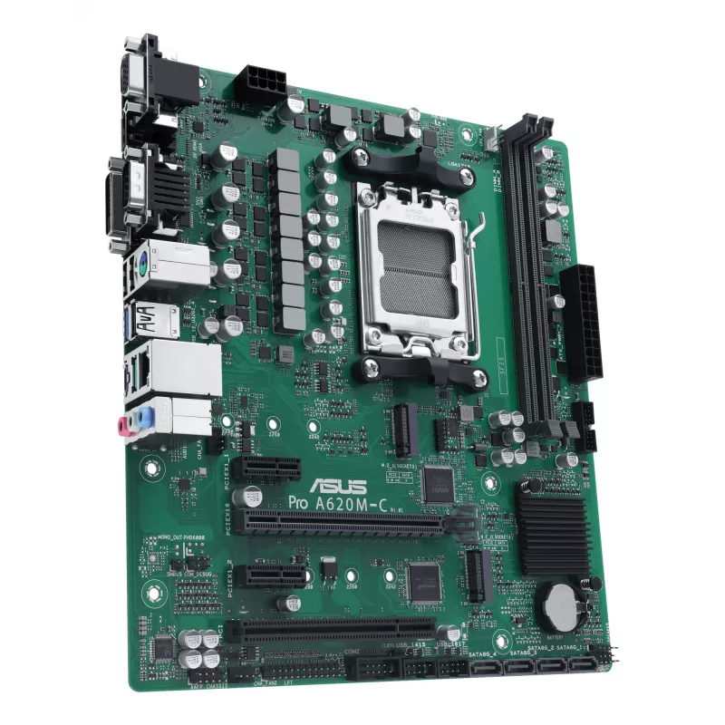 Mātesplate ASUS PRO A620M-C-CSM AMD A620 Socket AM5 micro ATX