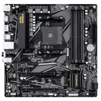 GIGABYTE B550M DS3H AC R2 mātesplate - AMD Ryzen 5000 CPU, 5+3 fāžu VRM, līdz 4733MHz DDR4 (O.C.), 1xPCIe 4.0 + 1xPCIe 3.0 M.2, Wi-Fi 5, 1GbE LAN, USB 3.2 Gen 1