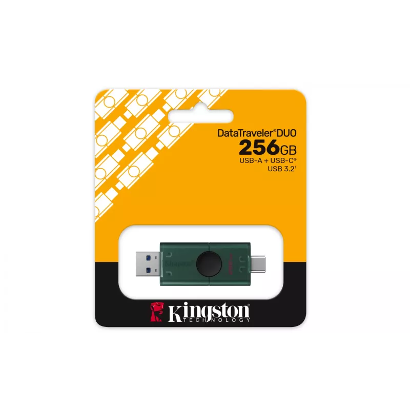 USB zibatmiņa Kingston Technology 256 GB USB-A USB-C 3.2 Gen 1 DuoG2