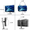 Philips 4000 sērijas 24B2N4200/00 datora monitors 60,5 cm (23,8 collas) 1920 x 1080 pikseļi Full HD LCD Pelēks
