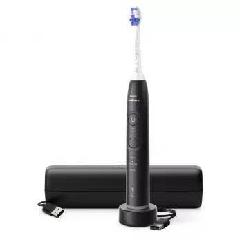 Philips Sonicare 6500 Series HX7411/02 skaņas elektriskā zobu birste ar lietotni, 62 000 kustību/min, spiediena sensors, taimeris, melna