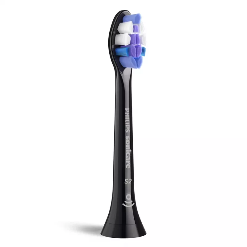 Philips Sensitive HX6052/88 2 iepakojumu birstes galviņas, 2 gab., Melna, 3 mēneši, Īpaši mīksta, Philips, Philips Sonicare