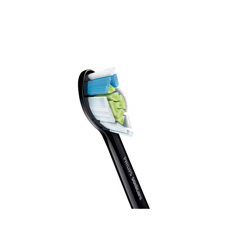 Philips Sonicare Optimal balta HX6062/88 2 gab. birstes galviņas, 2 gab., Melna, 3 mēnesis(-i), Vidēja, 62000 kustības minūtē, Philips