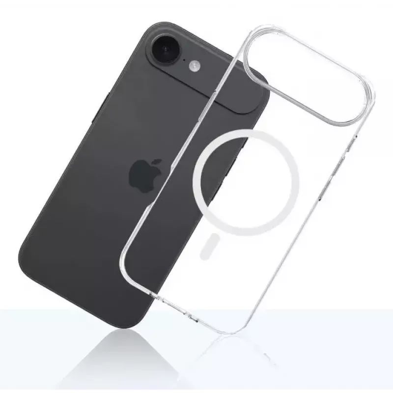Telefona vāciņš 3MK Apple iPhone 17 Air — caurspīdīgs TPU/PU futrālis, piemērots 6,5 collu (16,5 cm) ekrānam