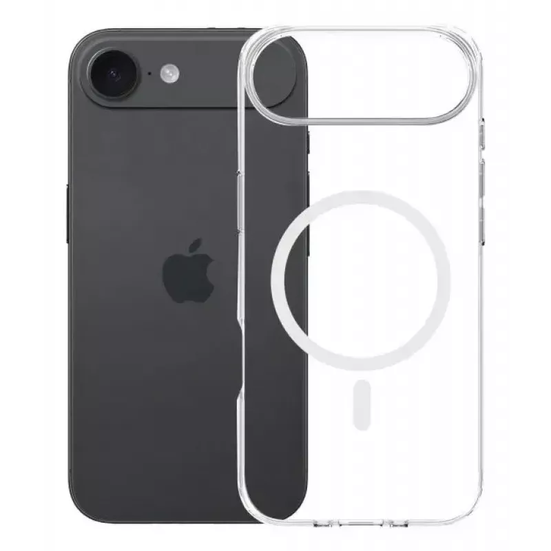 Telefona vāciņš 3MK Apple iPhone 17 Air — caurspīdīgs TPU/PU futrālis, piemērots 6,5 collu (16,5 cm) ekrānam