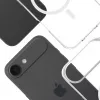 Telefona vāciņš 3MK Apple iPhone 17 Air — caurspīdīgs TPU/PU futrālis, piemērots 6,5 collu (16,5 cm) ekrānam