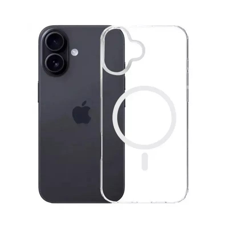 Telefona vāciņš 3MK priekš Apple iPhone 17, caurspīdīgs TPU/PU futrālis, 6,3 collu (16 cm) ekrānam