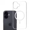 Telefona vāciņš 3MK priekš Apple iPhone 17, caurspīdīgs TPU/PU futrālis, 6,3 collu (16 cm) ekrānam