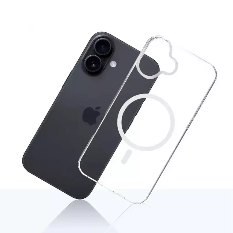 Telefona vāciņš 3MK priekš Apple iPhone 17, caurspīdīgs TPU/PU futrālis, 6,3 collu (16 cm) ekrānam