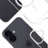 Telefona vāciņš 3MK priekš Apple iPhone 17, caurspīdīgs TPU/PU futrālis, 6,3 collu (16 cm) ekrānam