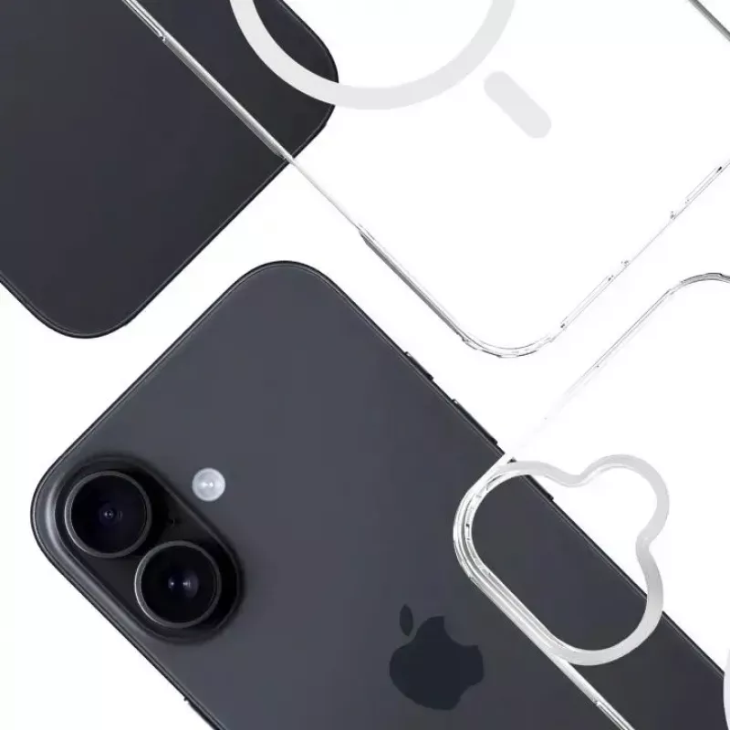 Telefona vāciņš 3MK priekš Apple iPhone 17, caurspīdīgs TPU/PU futrālis, 6,3 collu (16 cm) ekrānam