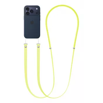 Apple Crossbody siksna neona dzeltena 2.08m rPET nerūsējošais tērauds