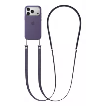 Apple Crossbody siksna MGGJ4ZM/A — violeta, pārstrādāts rPET un nerūsējošais tērauds, garums 2,08 m