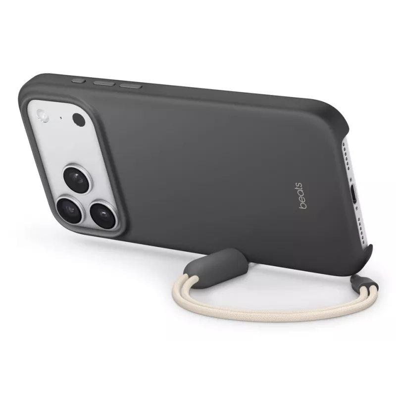 APPLE Beats iPhone 17 Pro Max - Korpus ar balsta statīvu, MagSafe un kameras vadību - Granīta pelēks