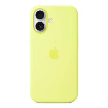 Cover Apple iPhone 17 Silicone Case with MagSafe Neon dzeltena