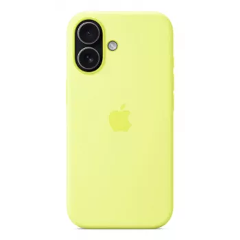 Cover Apple iPhone 17 Silicone Case with MagSafe Neon dzeltena
