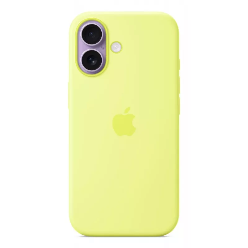 Cover Apple iPhone 17 Silicone Case with MagSafe Neon dzeltena