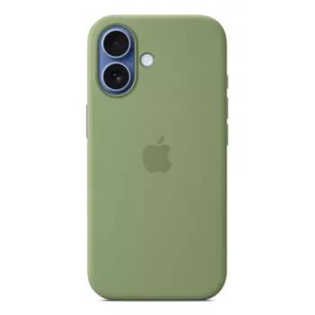 Silikona maciņš Apple iPhone 17 MagSafe gaiši sūnu zaļš vāciņš
