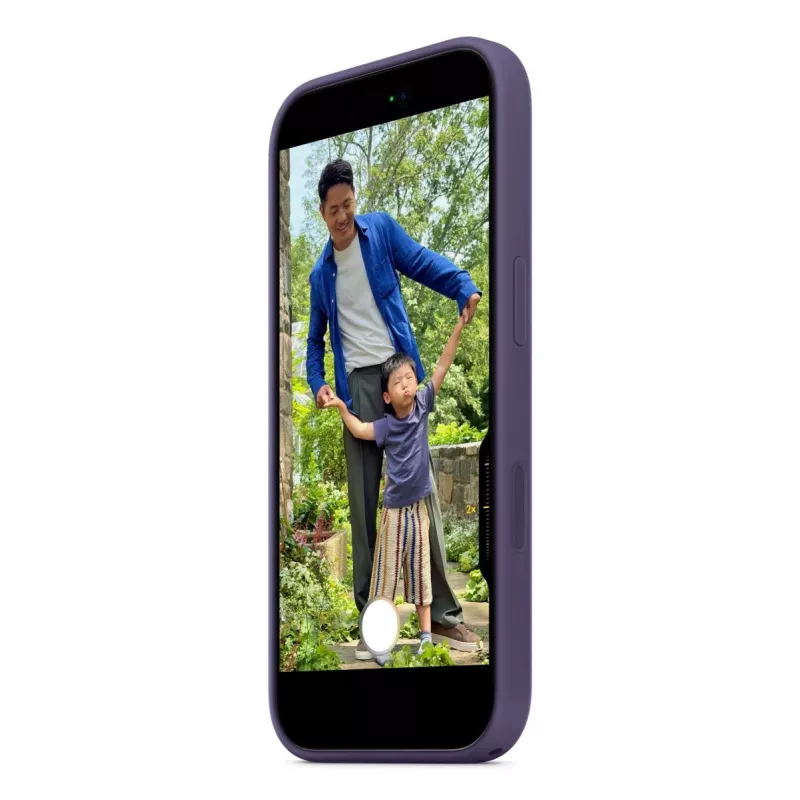 Silikona maciņš Apple iPhone 17 violeta Fog Cover Monochromatic