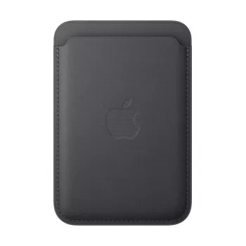 Karšu turētājs Apple iPhone FineWoven Wallet ar MagSafe melnā krāsā Microtwill