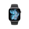 Apple Watch Series 11 GPS + Cellular 42mm Space Grey Aluminium Case ar Black Sport Band - S/M