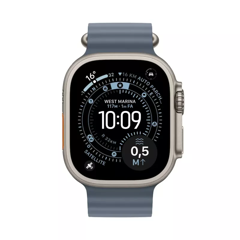 Viedpulkstenis Apple Watch Ultra 3 GPS + Cellular 49mm dabīgs titāna korpuss