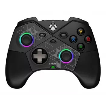Spēļu kontrolieris MSI FORCE PRO W CONTROLLER Melns USB 2.0 Vadu un bezvadu
