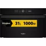Whirlpool WMD44MB melna grila mikroviļņu krāsns, iebūvējama, 31 l, 1000 W
