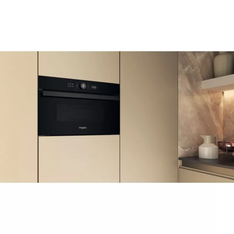 Whirlpool WMD44MB melna grila mikroviļņu krāsns, iebūvējama, 31 l, 1000 W