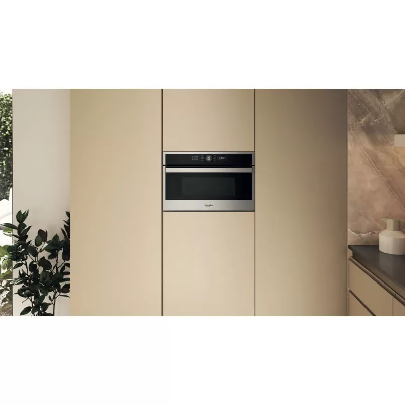 Whirlpool WMD44MX nerūsējošais tērauds Grila mikroviļņu krāsns Iebūvējama 31 L 1000 W