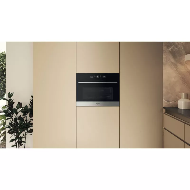 Whirlpool WMW57DHMX melna, nerūsējošais tērauds Kombinētā mikroviļņu krāsns Iebūvējama 40 L 900 W
