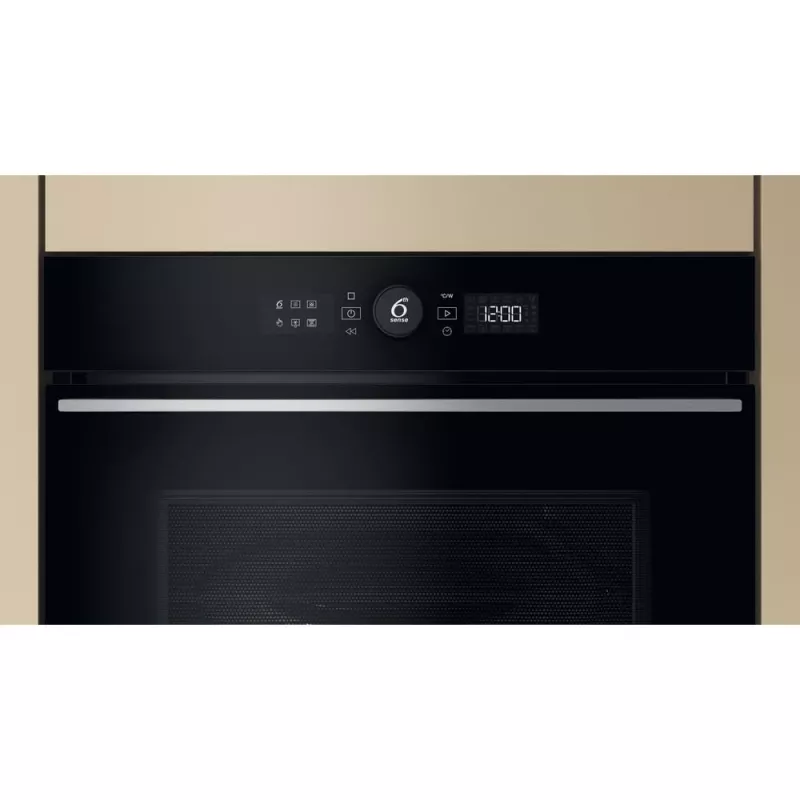 Whirlpool WMW57DHMX melna, nerūsējošais tērauds Kombinētā mikroviļņu krāsns Iebūvējama 40 L 900 W