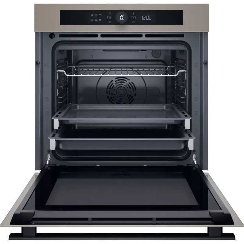 Iebūvējamā cepeškrāsns WHIRLPOOL WOI4S8HM2SEA 6th Sense Hid Steam+ Urban Beige