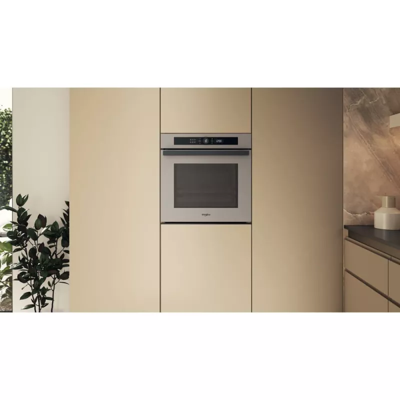 Iebūvējamā cepeškrāsns WHIRLPOOL WOI4S8HM2SEA 6th Sense Hid Steam+ Urban Beige
