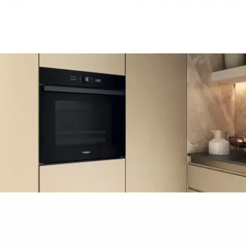 Iebūvējamā cepeškrāsns Whirlpool WOI4S8PM0SBA 73 L melna elektriska skārienvadība