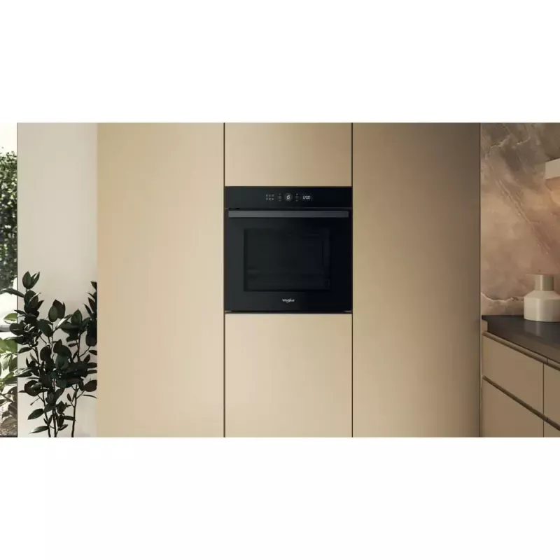 Iebūvējamā cepeškrāsns Whirlpool WOI4S8PM0SBA 73 L melna elektriska skārienvadība