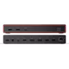 Dokstacija Lenovo ThinkPad USB4 Smart Dock 5500 — USB4 resursdators, 4x USB-A Gen2, HDMI, Gigabit Ethernet, 135W adapteris, Eclipse Melns